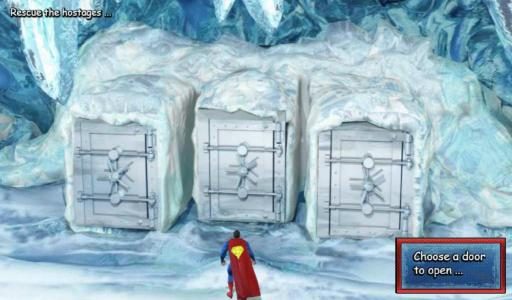 Rescue the hostages - choose a door and reveal your prize award.