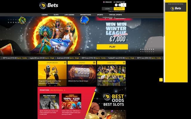 B-Bets Homepage Image