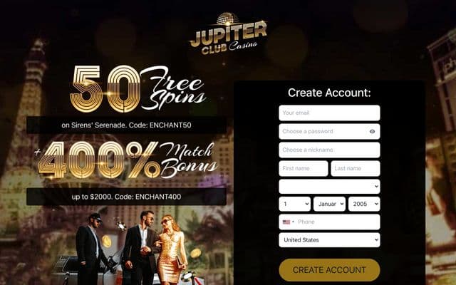 Jupiter Club Homepage Image