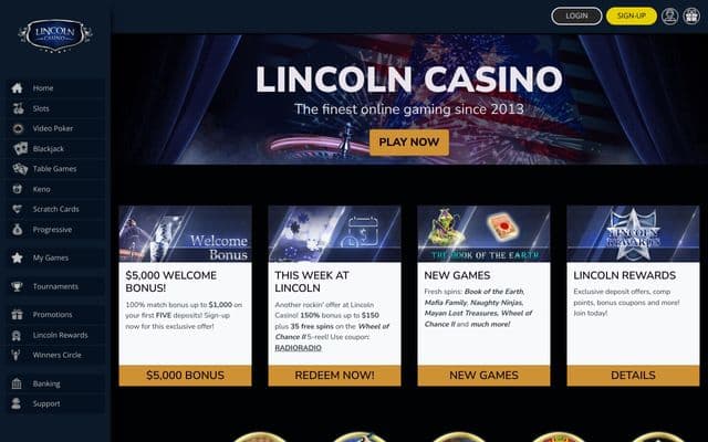 Lincolnhome screen