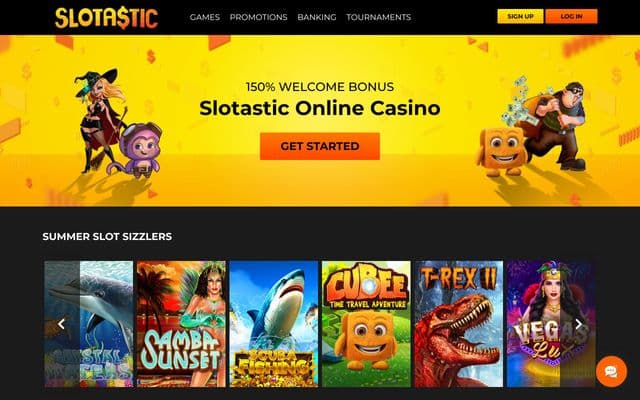 Slotastic Homepage Image