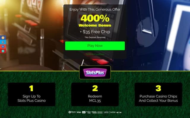 Slots Plus Homepage Image