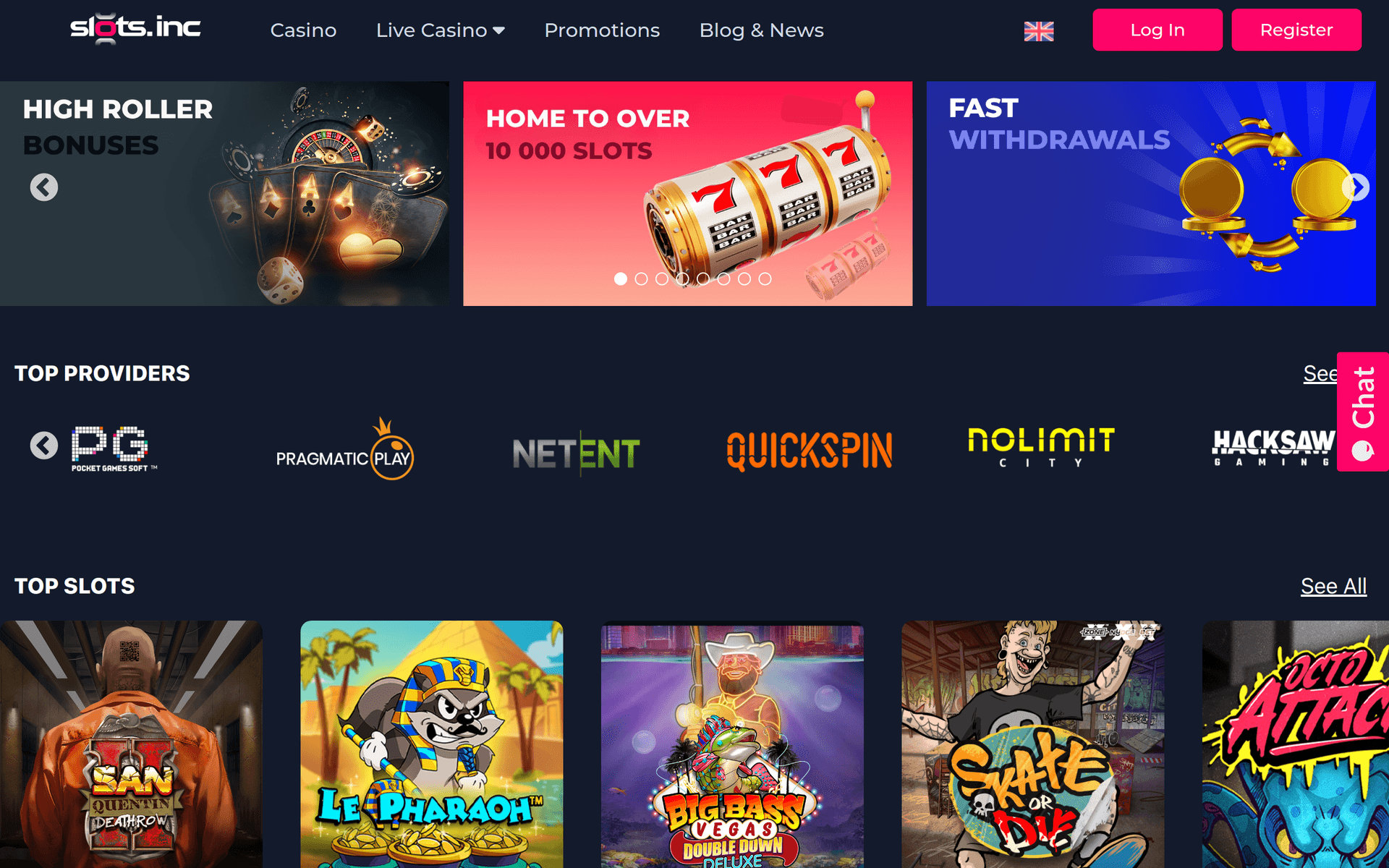 Slots.inc Homepage Image