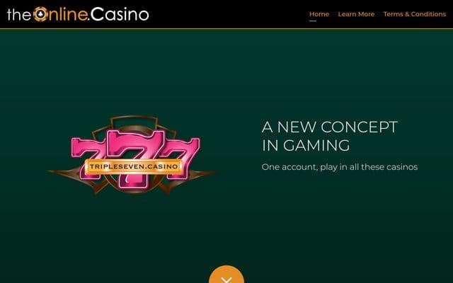 The Online Casino Homepage Image