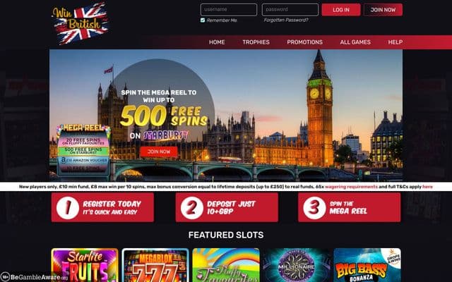 Win British Homepage Image