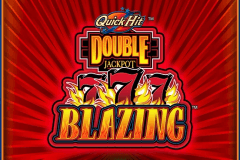 Quick Hit Double Jackpot Blazing 777's logo