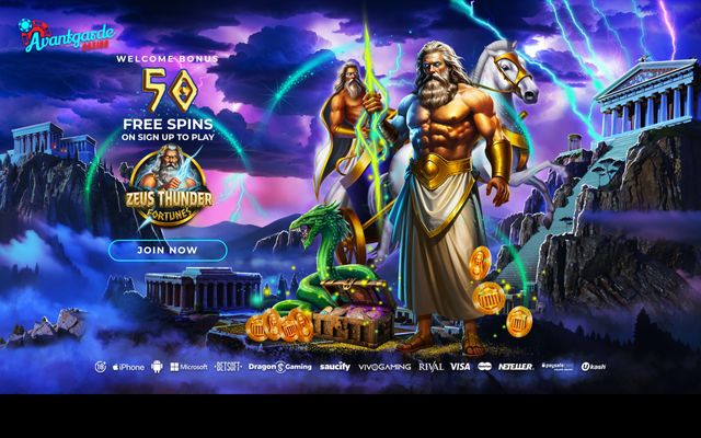 Avantgarde Casino Homepage Image