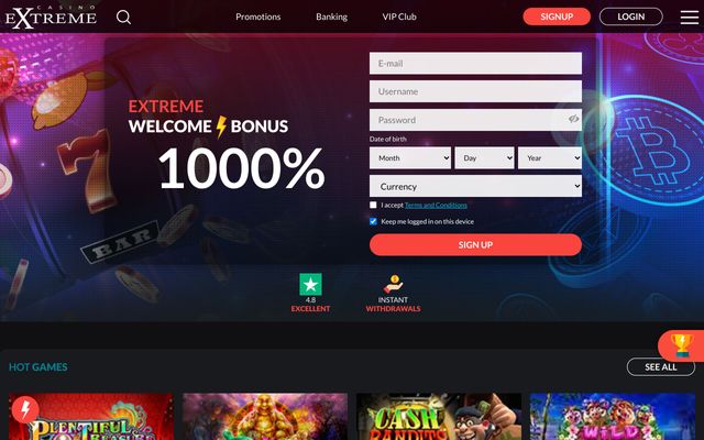 Casino Extreme Homepage Image