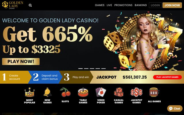 Golden Lady Casino No Deposit Bonus Codes 2024