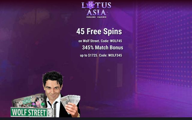 Lotus Asia No Deposit online Casino Bonus 50 Free Chip