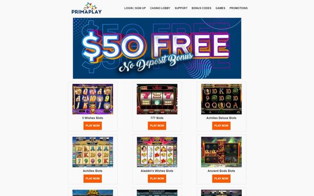 Prima Play Casino Free 25 No Deposit Casino Bonus