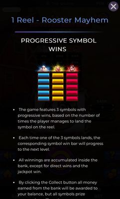 Progressive Symbol Wins