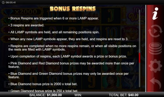 Bonus Respins