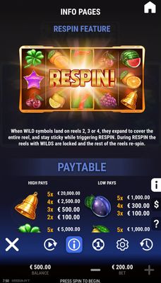 Respins Feature