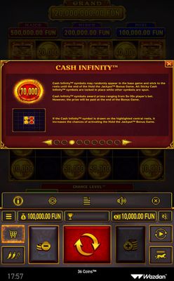 Cash Infinity