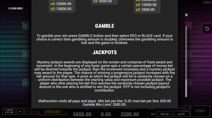 Jackpot Rules