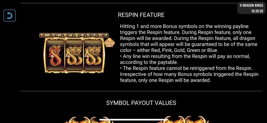 Respins Feature