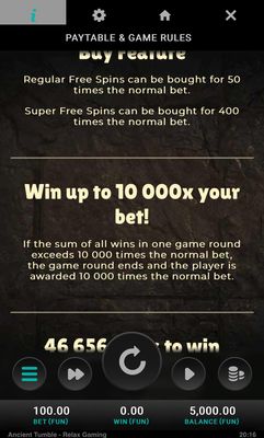 Win up to 10,000x