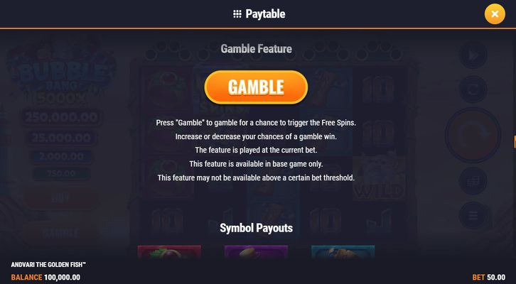 Gamble Feature