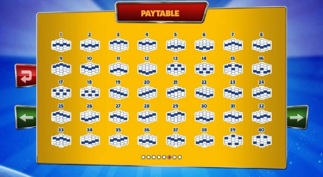 Payline Diagrams 1-40