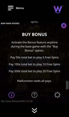 Buy Bonus