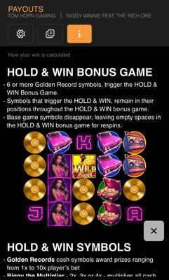 Hold and Win Feature