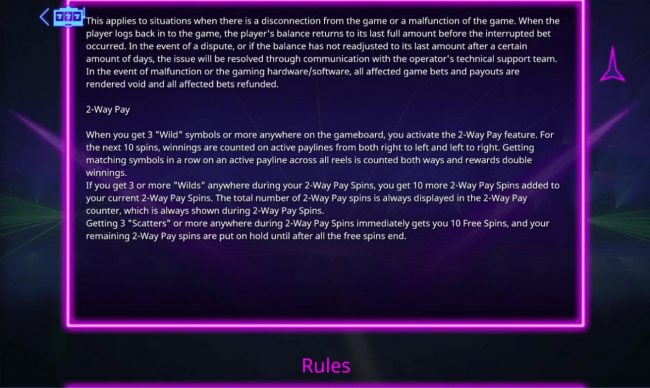 2-Way Pay Rules