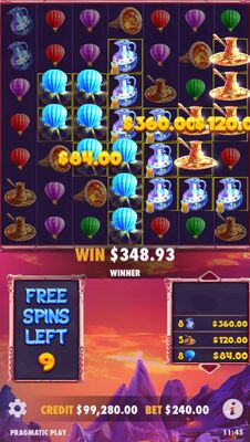 Free Spins Game Board