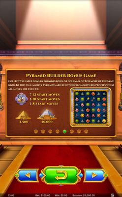 Pyramid Builder Bonus Game