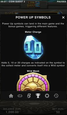 Power Up Symbols