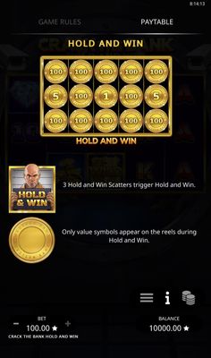 Hold and Win Feature