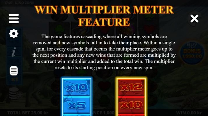 Win Multiplier Meter Feature