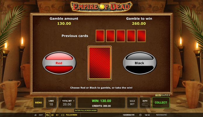 Red or Black Gamble Feature