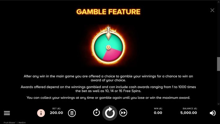 Gamble feature