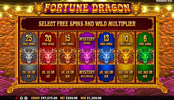 Free Spins Selection