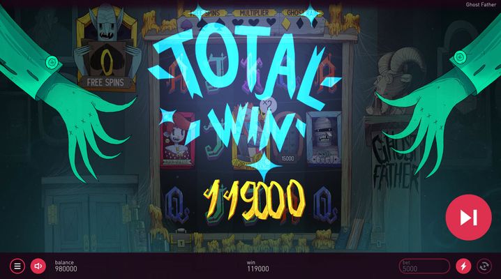 Total Free Games Payout