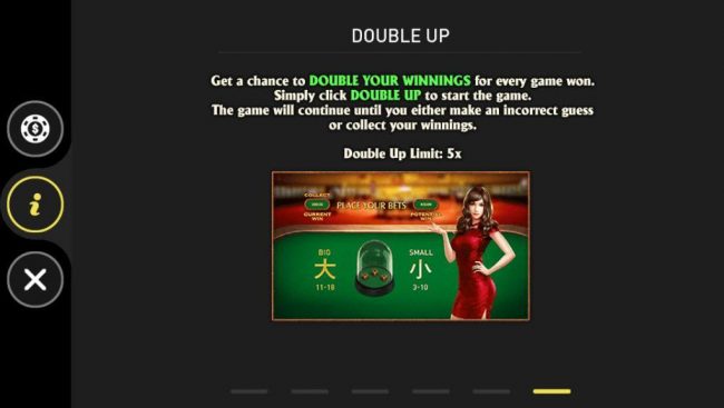 Double Up Gamble Feature Rules