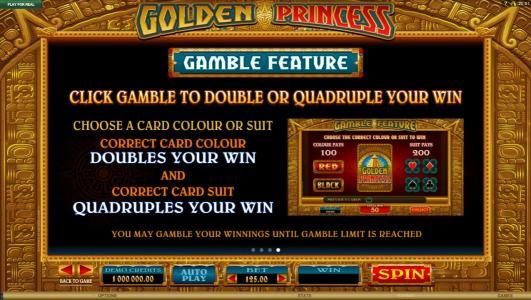 Gamble Feature Games Rules