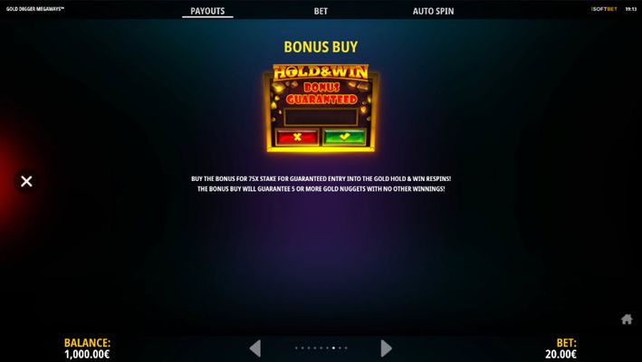 Buy Bonus