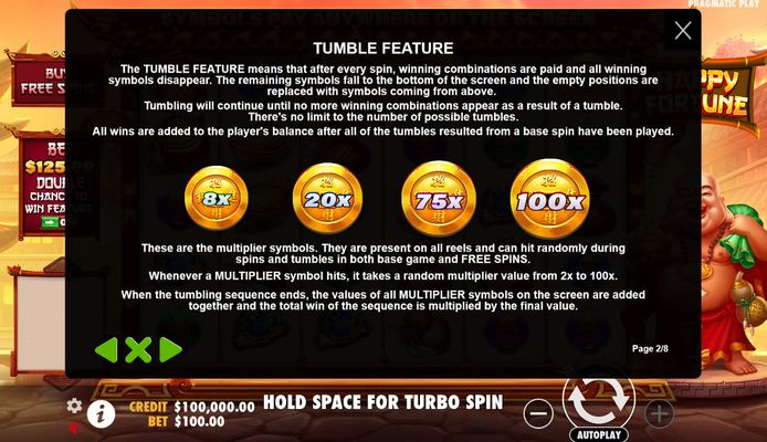 Tumble Feature