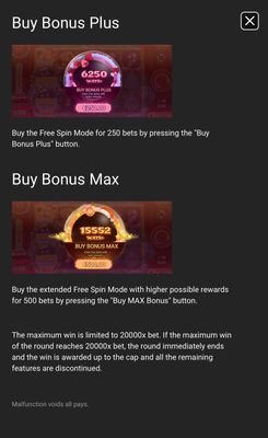 Buy Bonus