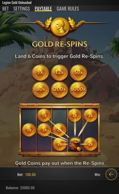 Respins Feature