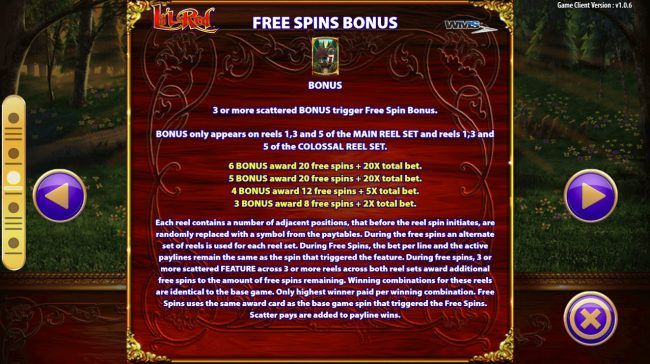 Free Spins Rules