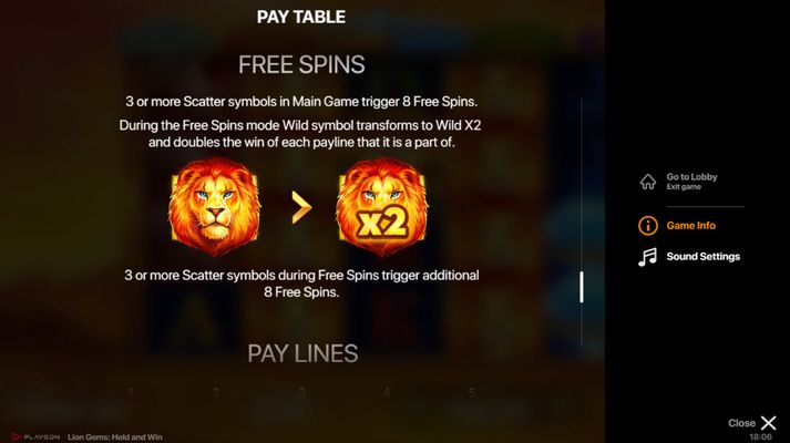 Free Spin Feature Rules