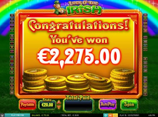 Total Free Spins Payout