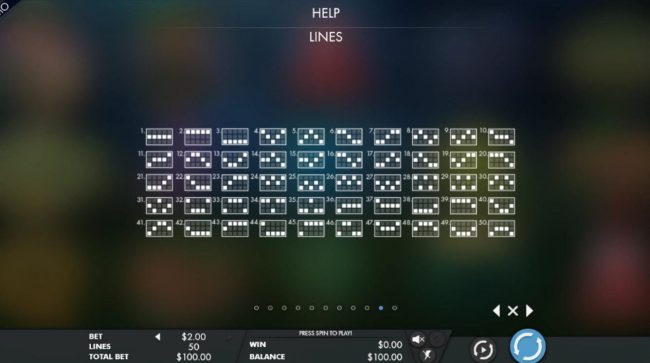 Win Line Configurations 1-50