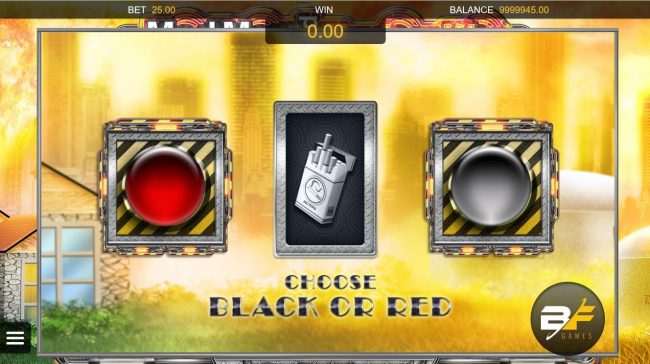 Gamble Feature - To gamble any win press Gamble then select Red or Black.