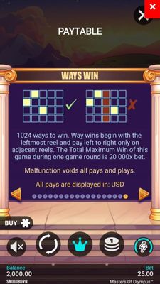 1024 Ways To Win