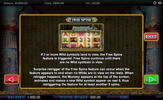 Free Spins Feature Rules