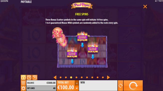 Free Spins Bonus Game Rules